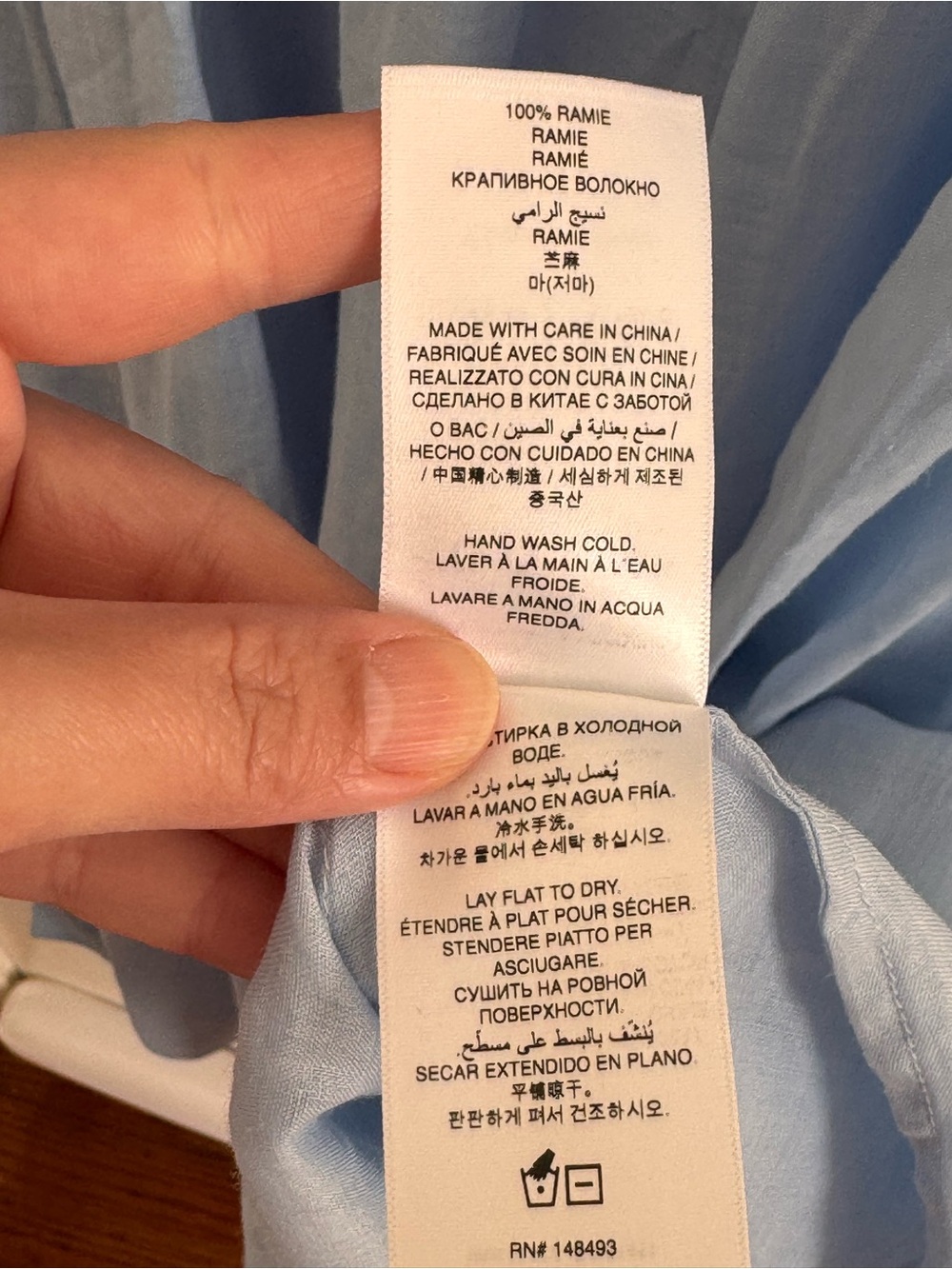 Doen Victoria Icy Blue Midi Dress with V-Neck NWOT - Picture 8 of 8